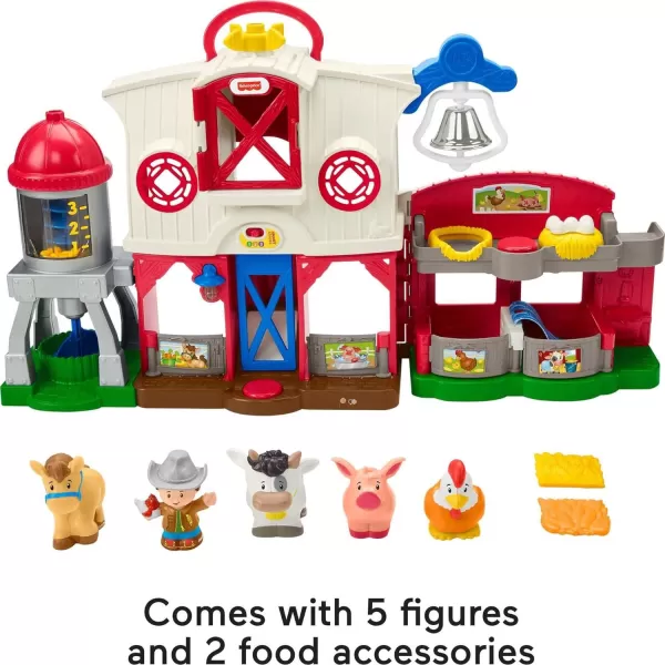 FisherPrice Little People Toddler Learning Toy Caring For Animals Farm Electronic Playset With Smart Stages For Ages 1 YearsSIOCFFP