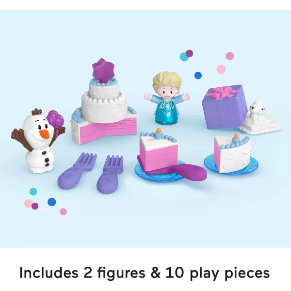 FisherPrice Little People Toddler Playset Disney Frozen Elsas Ice Palace Musical Toy with Elsa amp Olaf Figures for Ages 18 Months Amazon ExclusiveIce Palace  Party Playset