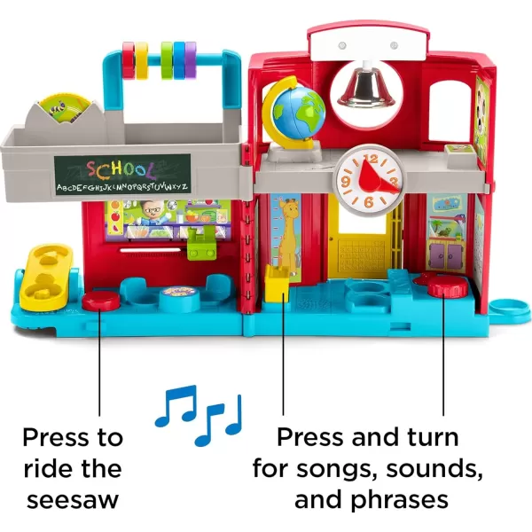 FisherPrice Little People Toddler Playset Friendly School Musical Toy with Figures amp Accessories for Ages 1 Years Amazon ExclusiveFrustration Free Packaging