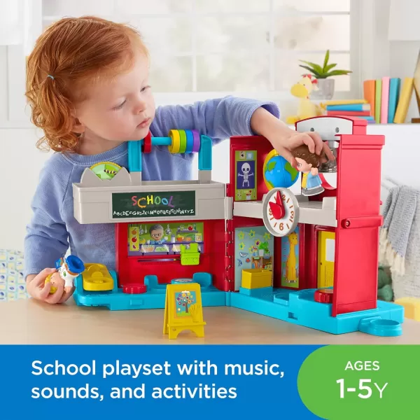 FisherPrice Little People Toddler Playset Friendly School Musical Toy with Figures amp Accessories for Ages 1 Years Amazon ExclusiveFrustration Free Packaging