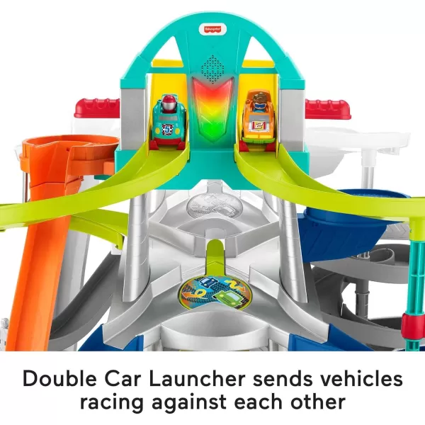 FisherPrice Little People Toddler Playset Launch amp Loop Raceway Race Track with Lights Sounds amp 2 Toy Cars for Ages 18 MonthsFisherPrice Little People Toddler Playset Launch amp Loop Raceway Race Track with Lights Sounds amp 2 Toy Cars for Ages 18 Months