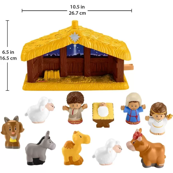 FisherPrice Little People Toddler Playset Nativity Scene with Baby Jesus Mary amp Joseph Figures for Christmas Play Ages 1 YearsFisherPrice Little People Toddler Playset Nativity Scene with Baby Jesus Mary amp Joseph Figures for Christmas Play Ages 1 Years