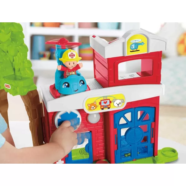 FisherPrice Little People Toddler Toy Animal Rescue Playset with Lights Sounds Figures amp Vehicles for Ages 1 Years Amazon ExclusiveFrustrationFree Packaging