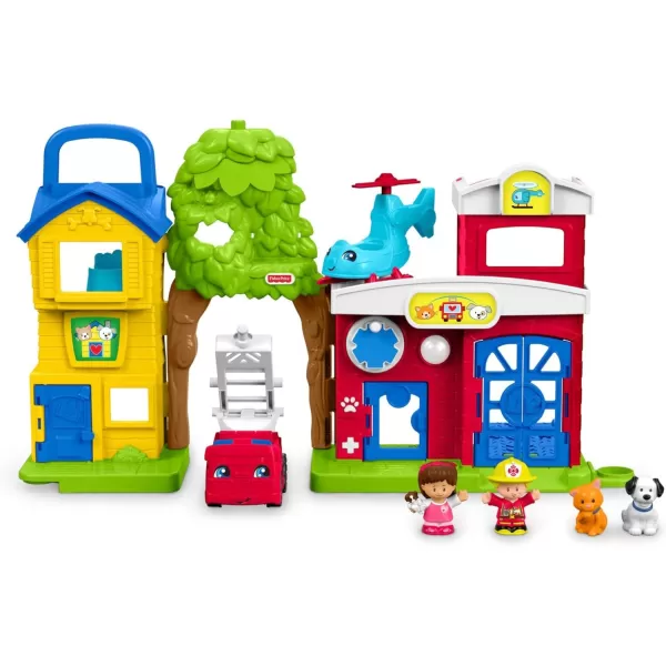 FisherPrice Little People Toddler Toy Animal Rescue Playset with Lights Sounds Figures amp Vehicles for Ages 1 Years Amazon ExclusiveStandard Packaging