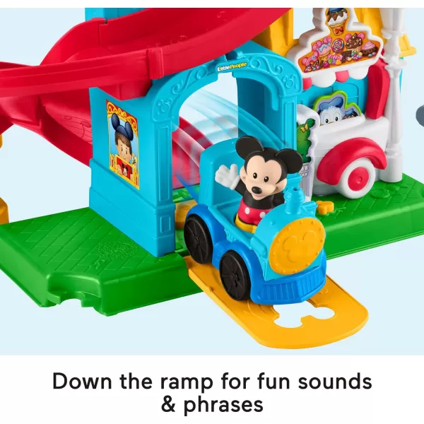 FisherPrice Little People Toddler Toy Disney Mickey amp Friends Playset with Sounds amp Phrases for Ages 18 Months Amazon ExclusivePlayset