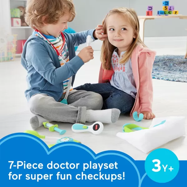 FisherPrice Preschool Pretend Play Medical Kit 7Piece Doctor Bag Dress Up Toys for Kids Ages 3 YearsMedical Kit Standard Packaging