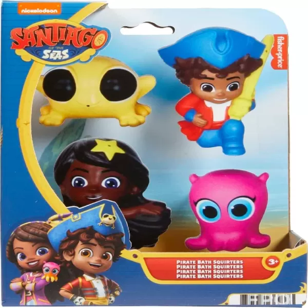 FisherPrice Santiago of the Seas Pirate Bath Squirters Toys with Santiago Kiko Lorelai amp Cecilia for Preschool Kids Ages 3 YearsFisherPrice Santiago of the Seas Pirate Bath Squirters Toys with Santiago Kiko Lorelai amp Cecilia for Preschool Kids Ages 3 Years