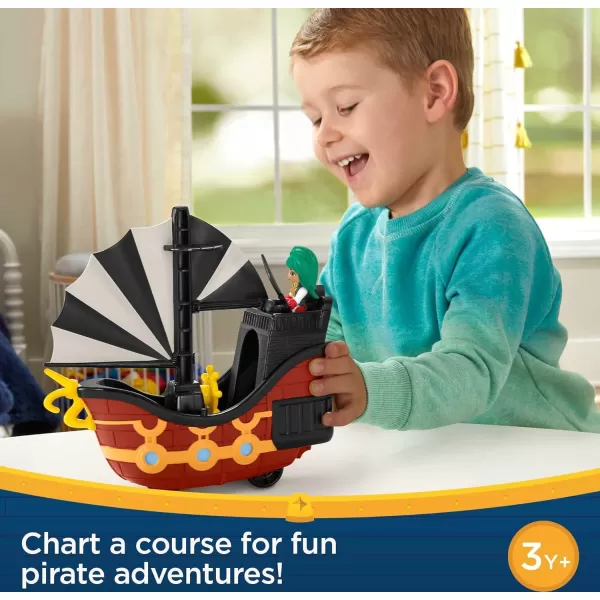 FisherPrice Santiago of the Seas Pirate Toys Bonnie Bones Figure amp El Calamar Ship Vehicle Set for Preschool Kids Ages 3 YearsFisherPrice Santiago of the Seas Pirate Toys Bonnie Bones Figure amp El Calamar Ship Vehicle Set for Preschool Kids Ages 3 Years