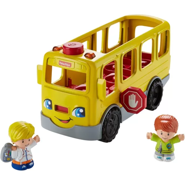 Little People Musical Toddler Toy Sit With Me School Bus with Lights Sounds amp 2 Figures for Ages 1 YearsBrownLittle People Musical Toddler Toy Sit With Me School Bus with Lights Sounds amp 2 Figures for Ages 1 YearsBrown