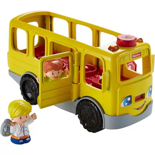 Little People Musical Toddler Toy Sit With Me School Bus with Lights Sounds amp 2 Figures for Ages 1 YearsBrownLittle People Musical Toddler Toy Sit With Me School Bus with Lights Sounds amp 2 Figures for Ages 1 YearsBrown