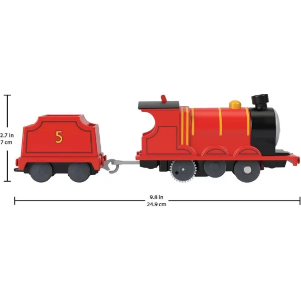 Thomas  Friends Motorized Toy Train Percy BatteryPowered Engine with Tender for Preschool Pretend Play Ages 3 YearsJames