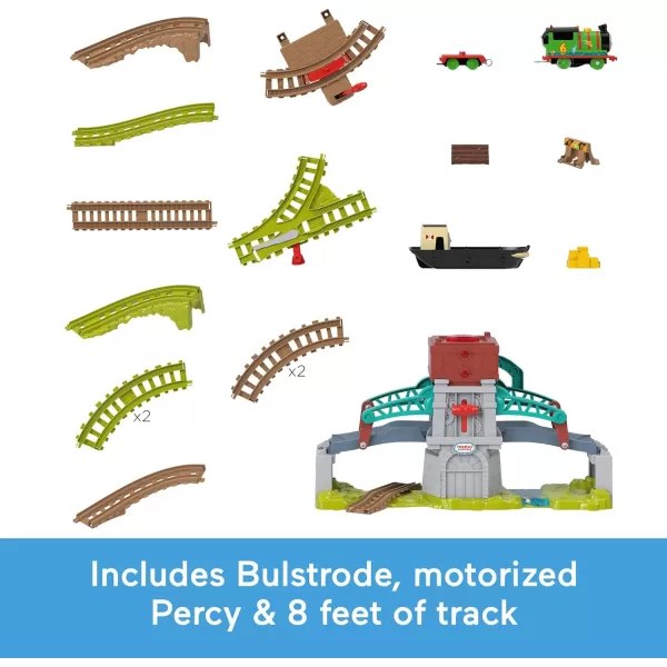 Thomas ampamp Friends Motorized Toy Train Set Talking Cranky Delivery with Track Sounds ampamp Phrases for Pretend Play Preschool Kids Ages 3 YearsTalking Thomas  Bulstrode Set