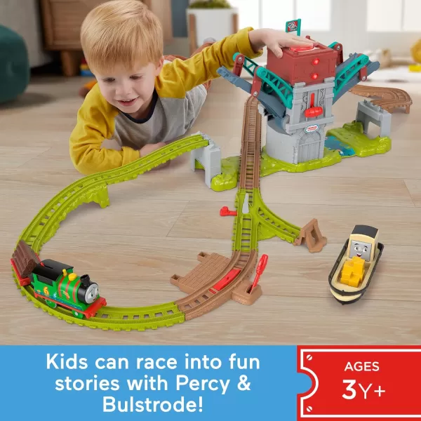 Thomas ampamp Friends Motorized Toy Train Set Talking Cranky Delivery with Track Sounds ampamp Phrases for Pretend Play Preschool Kids Ages 3 YearsTalking Thomas  Bulstrode Set