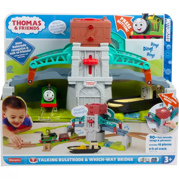 Thomas ampamp Friends Motorized Toy Train Set Talking Cranky Delivery with Track Sounds ampamp Phrases for Pretend Play Preschool Kids Ages 3 YearsTalking Thomas  Bulstrode Set