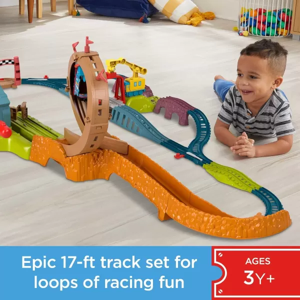 Thomas ampamp Friends Motorized Toy Train Set Talking Cranky Delivery with Track Sounds ampamp Phrases for Pretend Play Preschool Kids Ages 3 YearsThomas Launch  Loop Set