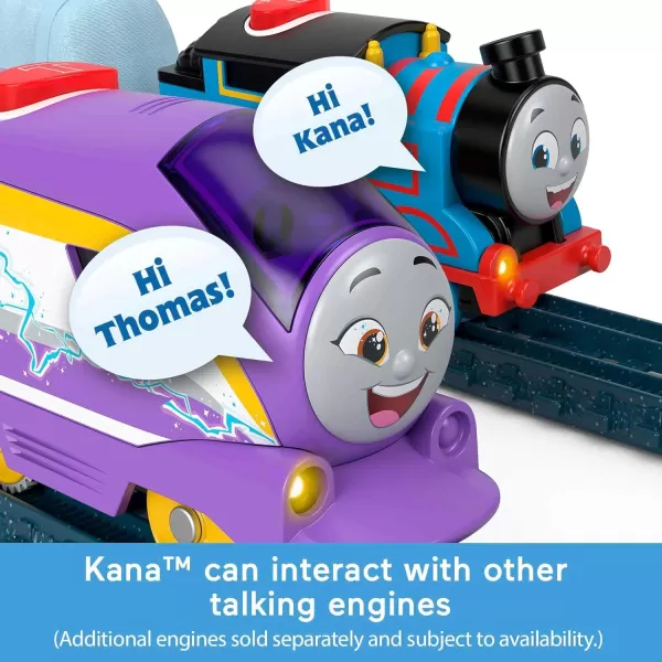 Thomas ampamp Friends Motorized Toy Train Talking Thomas Engine with Sounds ampamp Phrases Plus Cargo for Preschool Kids Ages 3 YearsKana