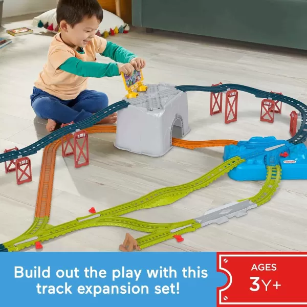 Thomas ampamp Friends Toy Train Tracks Set Connect ampamp Build Bucket 34Piece Expansion Pack for Diecast ampamp Motorized Trains Kids Ages 3 YearsTrack Bucket