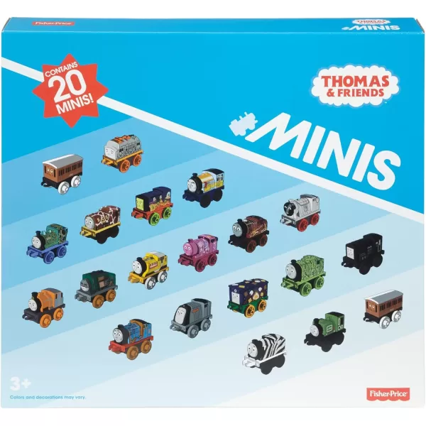 Thomas ampamp Friends Toy Trains MINIS 20 Pack of Miniature PushAlong Engines ampamp Railway Vehicles for Pretend Play Preschool Kids Ages 3 Years Amazon ExclusiveTrain Engines