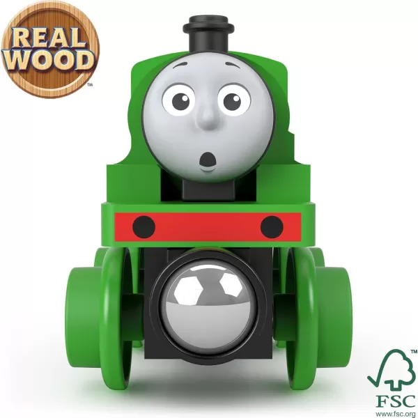 Thomas ampamp Friends Wooden Railway Toy Train Percy PushAlong Wood Engine for Toddlers ampamp Preschool Kids Ages 2 Years Amazon ExclusiveWood Vehicle