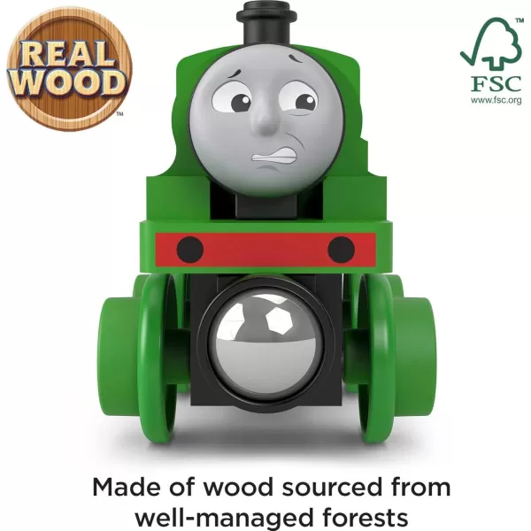 Thomas ampamp Friends Wooden Railway Toy Train Track Tidmouth Sheds Starter Set with Percy Wood Engine for Preschool Kids Ages 3 Years Amazon Exclusive