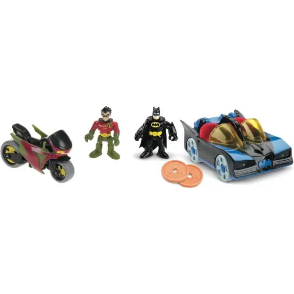 DC Super Friends FisherPrice Imaginext DC Super Friends Batmobile amp CycleDC Super Friends FisherPrice Imaginext DC Super Friends Batmobile amp Cycle