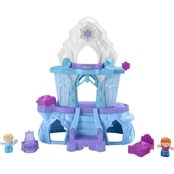 FisherPrice Disney Frozen Toddler Playset Little People Elsas Enchanted Lights Palace with Anna amp Elsa Figures for Ages 18 MonthsSIOCFFP