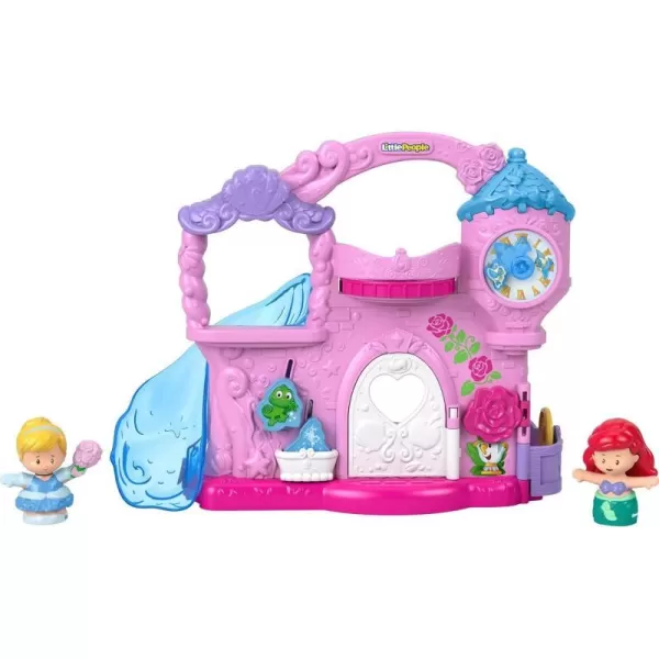 FisherPrice Disney Princess Toddler Toy Little People Play amp Go Castle Portable Playset with Ariel amp Cinderella Figures for Ages 18 MonthsPrincess Play amp Go Castle