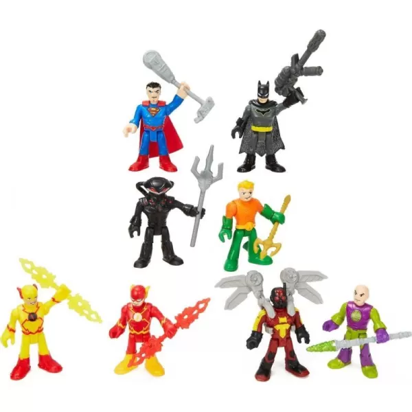 FisherPrice Imaginext DC Super Friends Batman Figure Set SuperHero Showdown with Superman Aquaman The Flash amp Super Villains for Ages 3 YearsFisherPrice Imaginext DC Super Friends Batman Figure Set SuperHero Showdown with Superman Aquaman The Flash amp Super Villains for Ages 3 Years