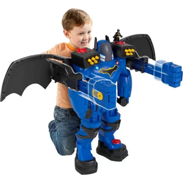 FisherPrice Imaginext DC Super Friends Batman Toy Batbot Xtreme Robot Playset 30 Inches Tall with Figure for Pretend Play Kids Ages 3 Years Amazon ExclusiveFrustrationFree Packaging