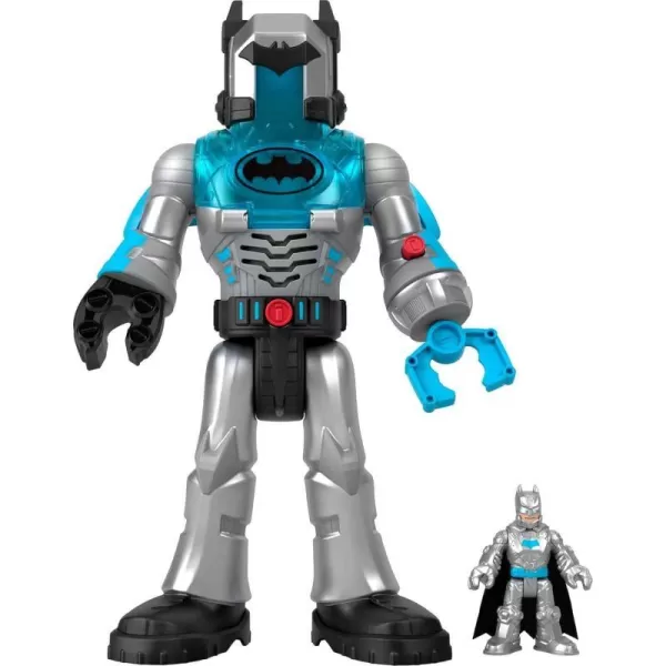 FisherPrice Imaginext DC Super Friends Batman Toy Insider amp Exo Suit 12Inch Robot with Lights Sounds amp Figure for Ages 3 Years Defender Grey MediumFisherPrice Imaginext DC Super Friends Batman Toy Insider amp Exo Suit 12Inch Robot with Lights Sounds amp Figure for Ages 3 Years Defender Grey Medium