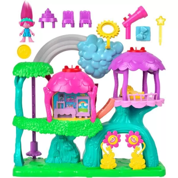 FisherPrice Imaginext DreamWorks Trolls Musical Toy Playset Lights amp Sounds Rainbow Treehouse with Poppy Figure amp 7 Play Pieces for Preschool KidsFisherPrice Imaginext DreamWorks Trolls Musical Toy Playset Lights amp Sounds Rainbow Treehouse with Poppy Figure amp 7 Play Pieces for Preschool Kids