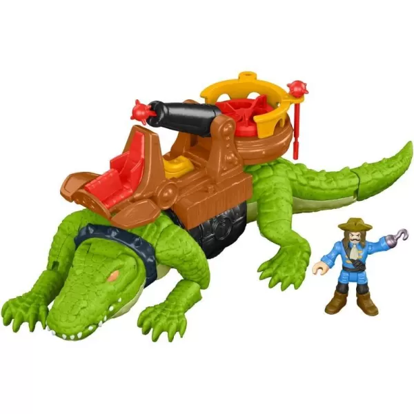 FisherPrice Imaginext Preschool Toys Walking Croc amp Pirate Hook 5Piece Playset with Launcher for Pretend Play Ages 3 YearsFisherPrice Imaginext Preschool Toys Walking Croc amp Pirate Hook 5Piece Playset with Launcher for Pretend Play Ages 3 Years