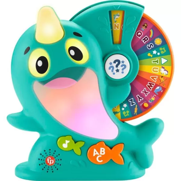 FisherPrice Linkimals Toddler Toy Learning Narwhal with Interactive Lights Music amp Educational Games for Ages 18 MonthsFisherPrice Linkimals Toddler Toy Learning Narwhal with Interactive Lights Music amp Educational Games for Ages 18 Months