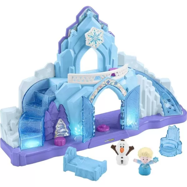 FisherPrice Little People Toddler Playset Disney Frozen Elsas Ice Palace Musical Toy with Elsa amp Olaf Figures for Ages 18 Months Amazon ExclusiveIce Palace