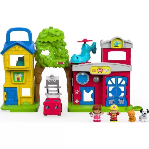 FisherPrice Little People Toddler Toy Animal Rescue Playset with Lights Sounds Figures amp Vehicles for Ages 1 Years Amazon ExclusiveFrustrationFree Packaging