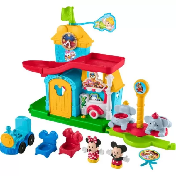 FisherPrice Little People Toddler Toy Disney Mickey amp Friends Playset with Sounds amp Phrases for Ages 18 Months Amazon ExclusivePlayset