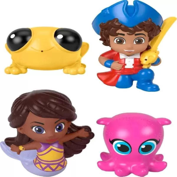 FisherPrice Santiago of the Seas Pirate Bath Squirters Toys with Santiago Kiko Lorelai amp Cecilia for Preschool Kids Ages 3 YearsFisherPrice Santiago of the Seas Pirate Bath Squirters Toys with Santiago Kiko Lorelai amp Cecilia for Preschool Kids Ages 3 Years