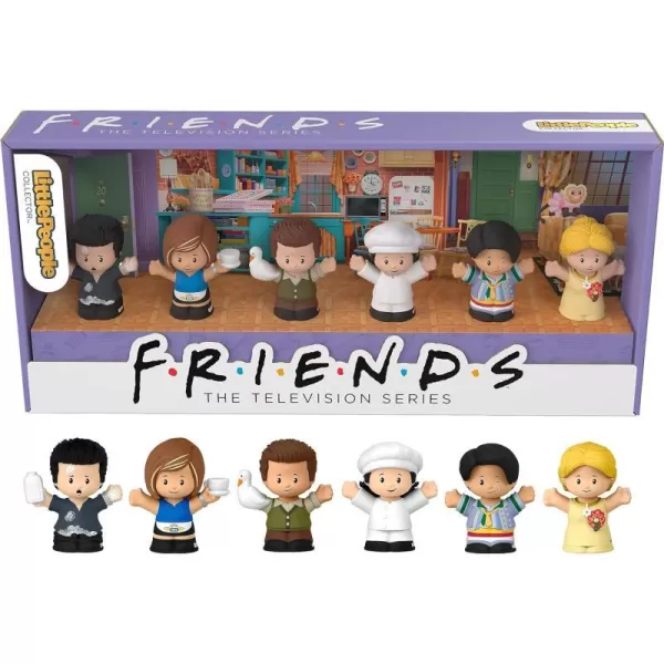 Little People Collector Friends TV Series Special Edition Figure Set for Adults amp Fans 6 Characters in a Display Gift PackageLittle People Collector Friends TV Series Special Edition Figure Set for Adults amp Fans 6 Characters in a Display Gift Package