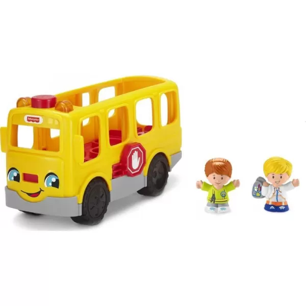 Little People Musical Toddler Toy Sit With Me School Bus with Lights Sounds amp 2 Figures for Ages 1 YearsBrownLittle People Musical Toddler Toy Sit With Me School Bus with Lights Sounds amp 2 Figures for Ages 1 YearsBrown