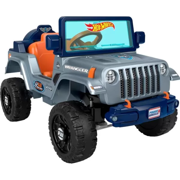 Power Wheels Jeep Wrangler Toddler RideOn Toy with Driving Sounds MultiTerrain Traction Seats 1 Red Ages 2 Years Large MulticolorHot Wheels Jeep