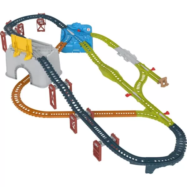 Thomas ampamp Friends Toy Train Tracks Set Connect ampamp Build Bucket 34Piece Expansion Pack for Diecast ampamp Motorized Trains Kids Ages 3 YearsTrack Bucket