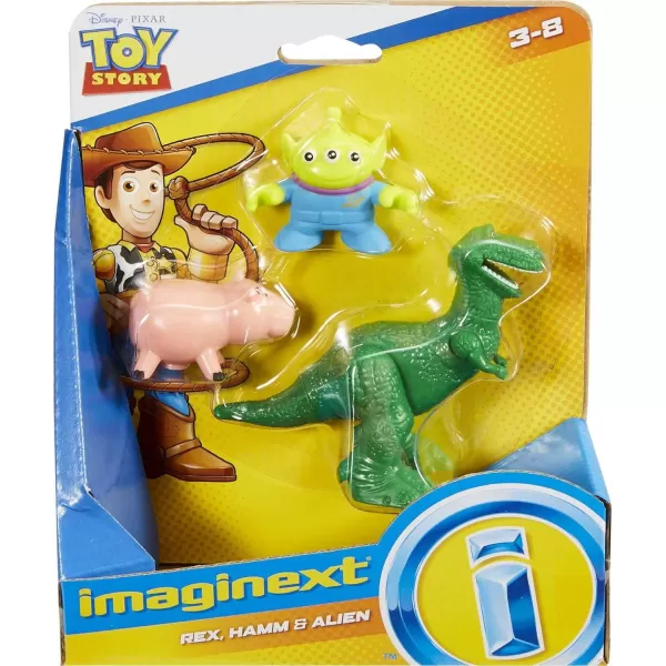 Disney Pixar Toy Story Preschool Toys Imaginext Rex Hamm amp Alien Poseable Figure Set for Pretend Play Ages 3 Years Amazon ExclusiveDisney Pixar Toy Story Preschool Toys Imaginext Rex Hamm amp Alien Poseable Figure Set for Pretend Play Ages 3 Years Amazon Exclusive