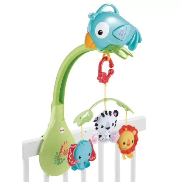 FisherPrice 3in1 Musical MobileRainforest Friends