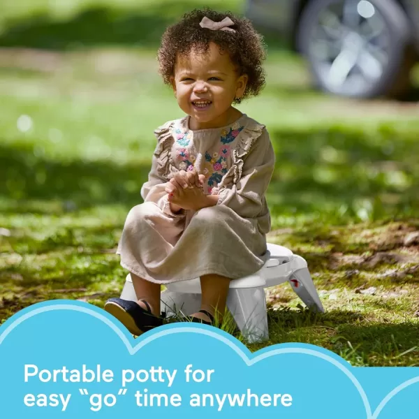 FisherPrice Baby 2in1 Travel Potty  Portable Infant to Toddler Potty Training Toilet and Removable Potty Ring for TravelFisherPrice Baby 2in1 Travel Potty  Portable Infant to Toddler Potty Training Toilet and Removable Potty Ring for Travel