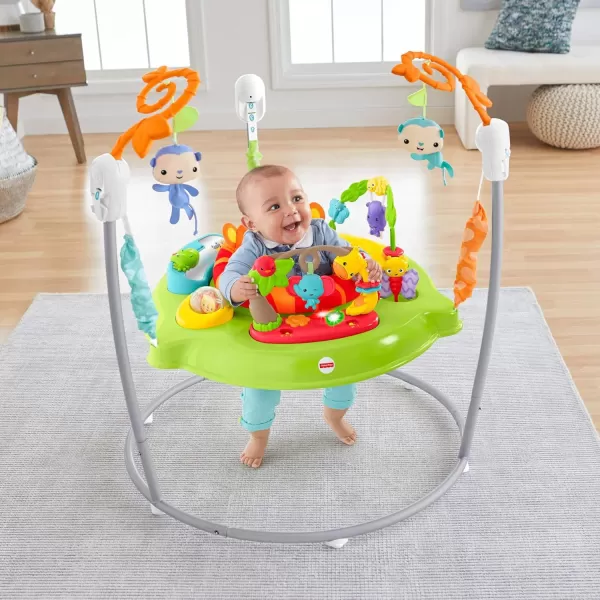 FisherPrice Baby Bouncer Color Climbers Jumperoo Activity Center with Music Lights amp Developmental Toys Amazon ExclusiveTiger Time Jumperoo