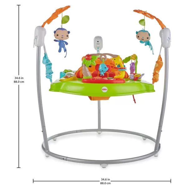 FisherPrice Baby Bouncer Color Climbers Jumperoo Activity Center with Music Lights amp Developmental Toys Amazon ExclusiveTiger Time Jumperoo