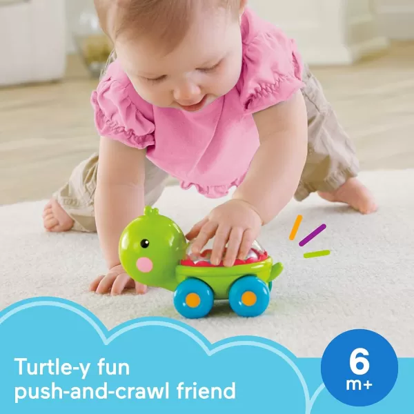 FisherPrice Baby Crawling Toy Poppity Pop Turtle PushAlong Vehicle With Ball Popping Sounds For Ages 6 MonthsFisherPrice Baby Crawling Toy Poppity Pop Turtle PushAlong Vehicle With Ball Popping Sounds For Ages 6 Months