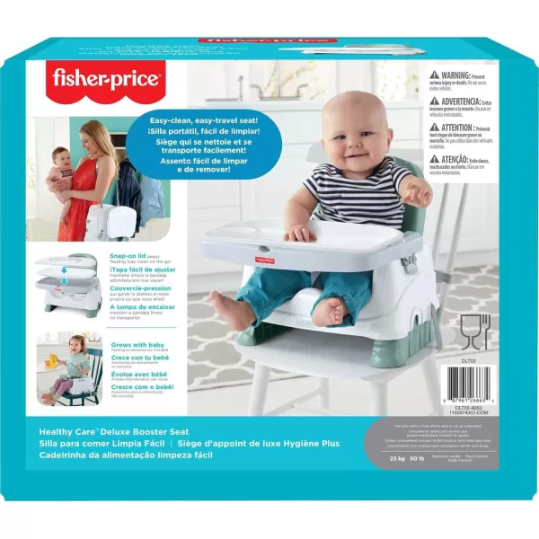 FisherPrice Baby Portable Baby amp Toddler Dining Chair Healthy Care Deluxe Booster Seat Travel Gear with Dishwasher Safe Tray BlueFisherPrice Baby Portable Baby amp Toddler Dining Chair Healthy Care Deluxe Booster Seat Travel Gear with Dishwasher Safe Tray Blue