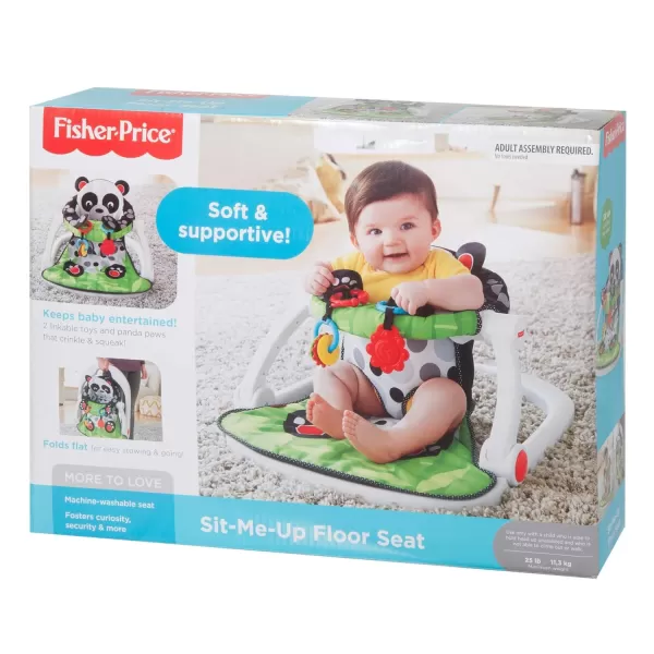 FisherPrice Baby Portable Chair SitMeUp Floor Seat with Developmental Toys and Crinkle Squeaker Seat Pad Panda Paws Amazon ExclusiveFisherPrice Baby Portable Chair SitMeUp Floor Seat with Developmental Toys and Crinkle Squeaker Seat Pad Panda Paws Amazon Exclusive