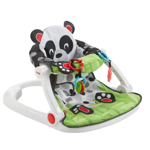 FisherPrice Baby Portable Chair SitMeUp Floor Seat with Developmental Toys and Crinkle Squeaker Seat Pad Panda Paws Amazon ExclusiveFisherPrice Baby Portable Chair SitMeUp Floor Seat with Developmental Toys and Crinkle Squeaker Seat Pad Panda Paws Amazon Exclusive